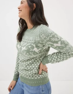 FatFace Felicity Fox Fairisle Jumper|Women View All