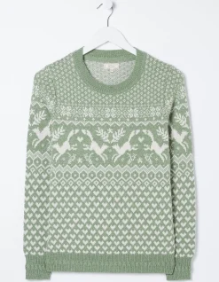 FatFace Felicity Fox Fairisle Jumper|Women View All