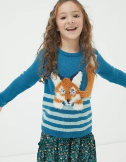 FatFace Felicity Fox Knitted Jumper|Girls View All