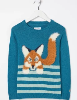 FatFace Felicity Fox Knitted Jumper|Girls View All