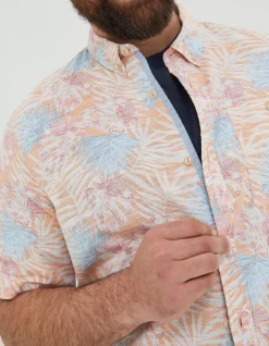 FatFace Fently Palm Print Shirt|Men Shirts