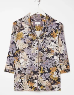 FatFace Fern Floral Short Pyjama Set|Women Nightwear & Loungewear