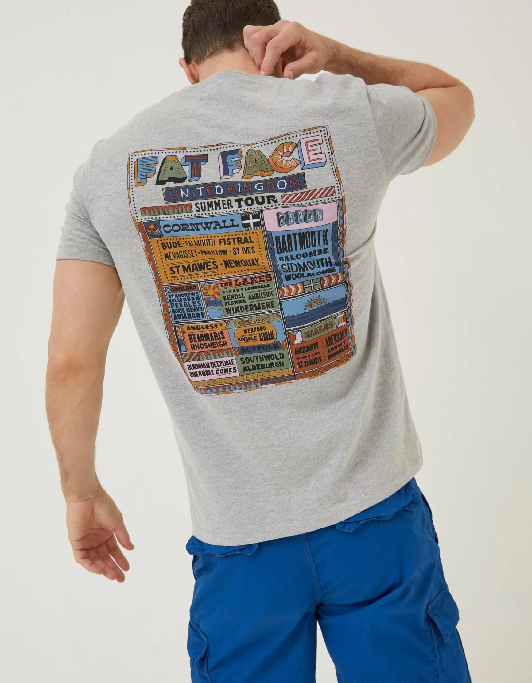 FatFace Festival Graphic T-Shirt|Men T-Shirts