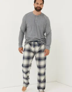 FatFace Fife Checked Pyjama Bottoms|Men View All