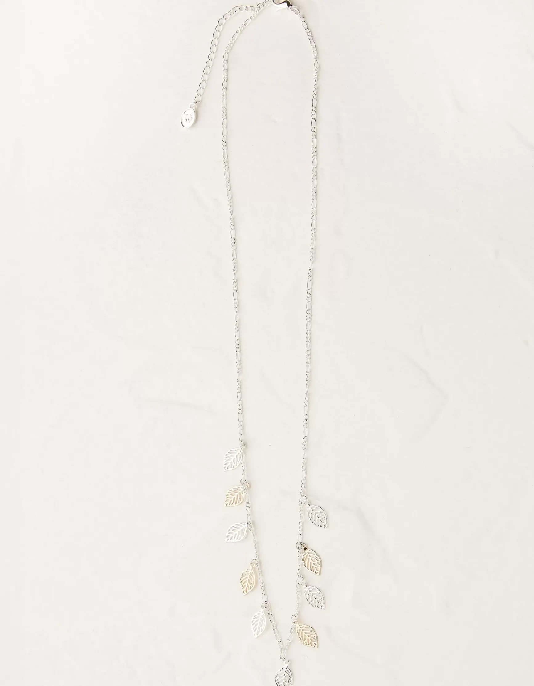 FatFace Filagree Leaf Necklace|Women View All