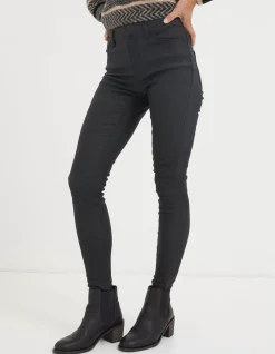 FatFace Five Pocket Coated Jegging|Women Trousers & Leggings