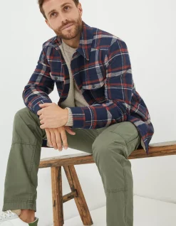 FatFace Fjord Check Overshirt|Men View All