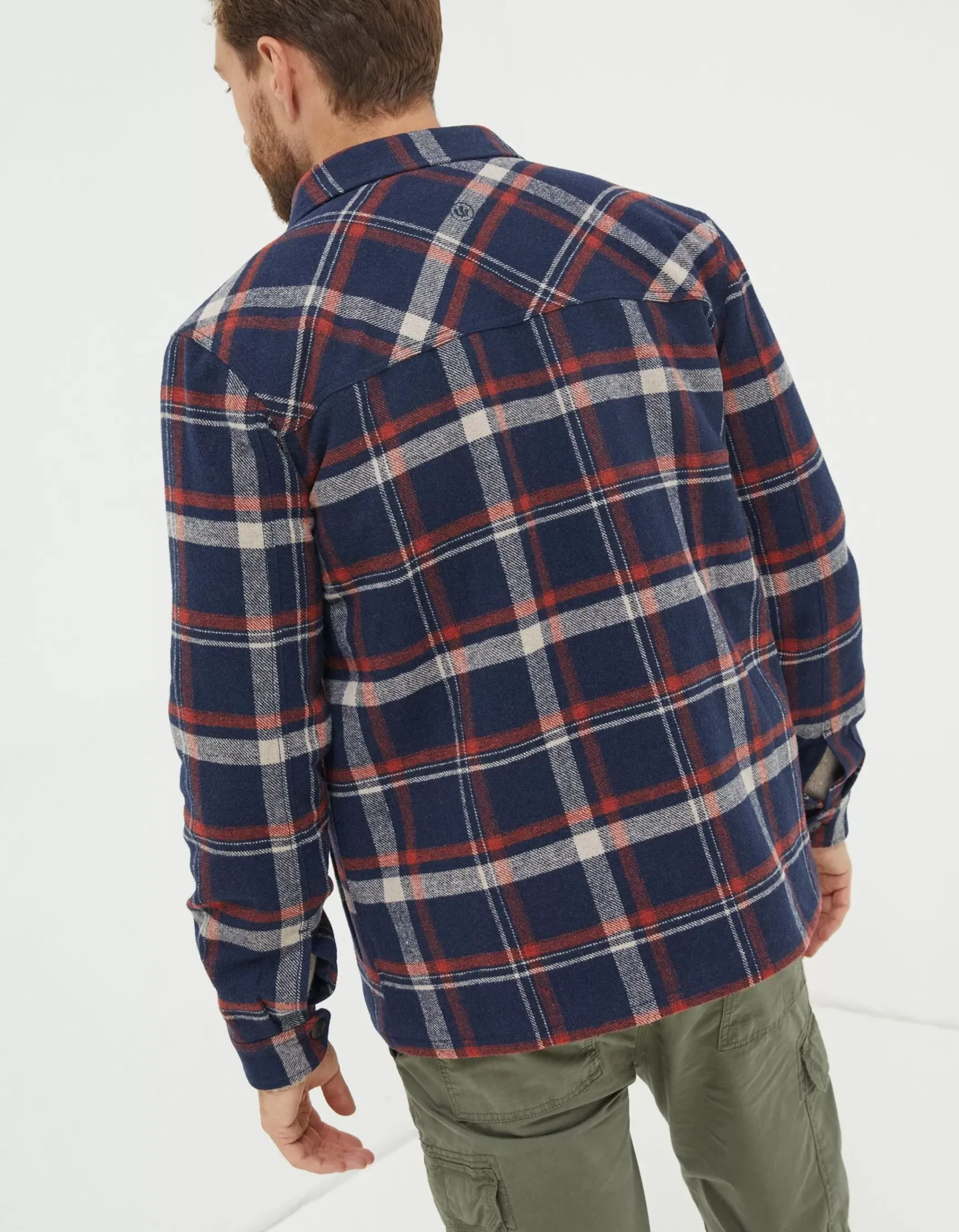 FatFace Fjord Check Overshirt|Men View All