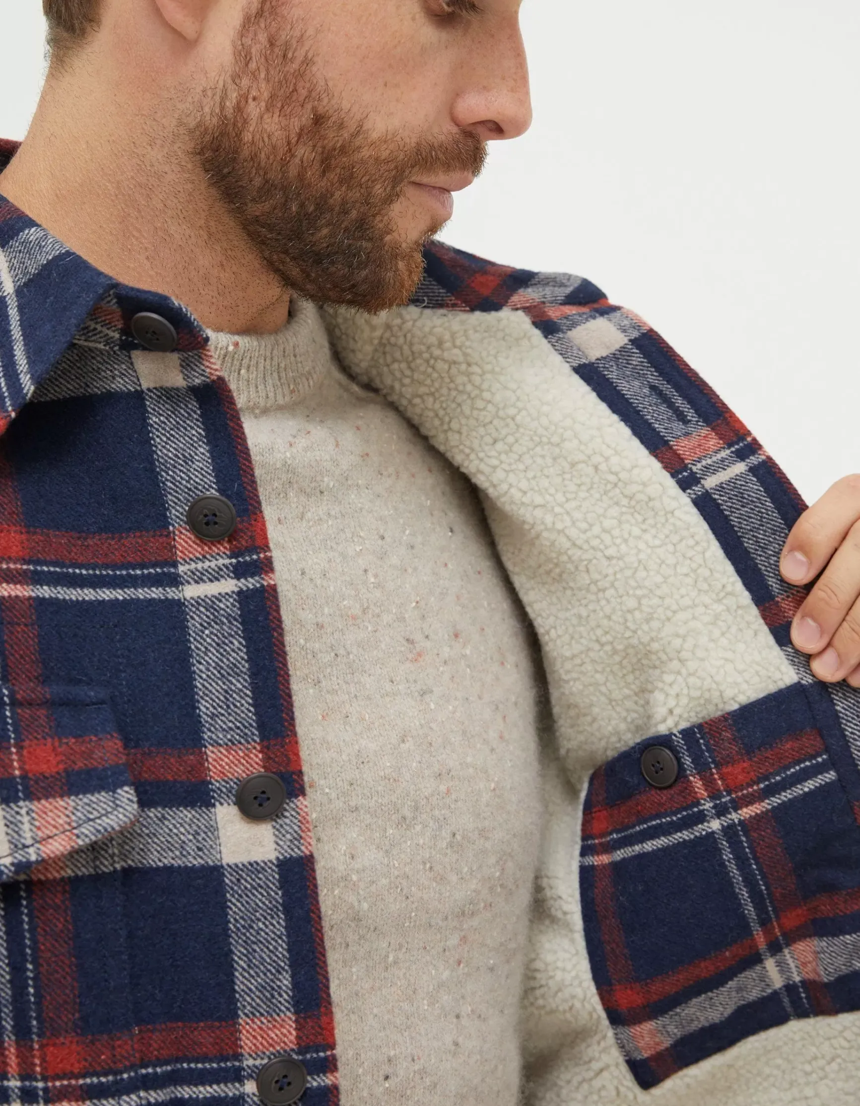 FatFace Fjord Check Overshirt|Men View All