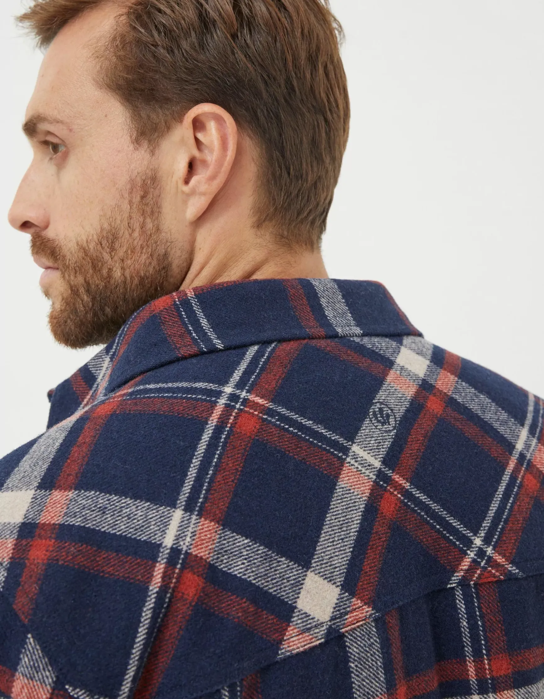 FatFace Fjord Check Overshirt|Men View All