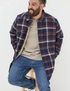 FatFace Fjord Check Overshirt|Men View All