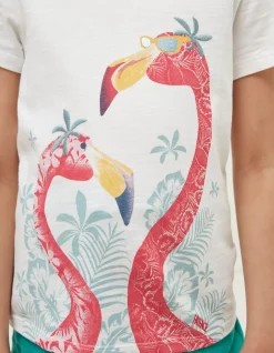 FatFace Flamingo Graphic T Shirt|Girls View All