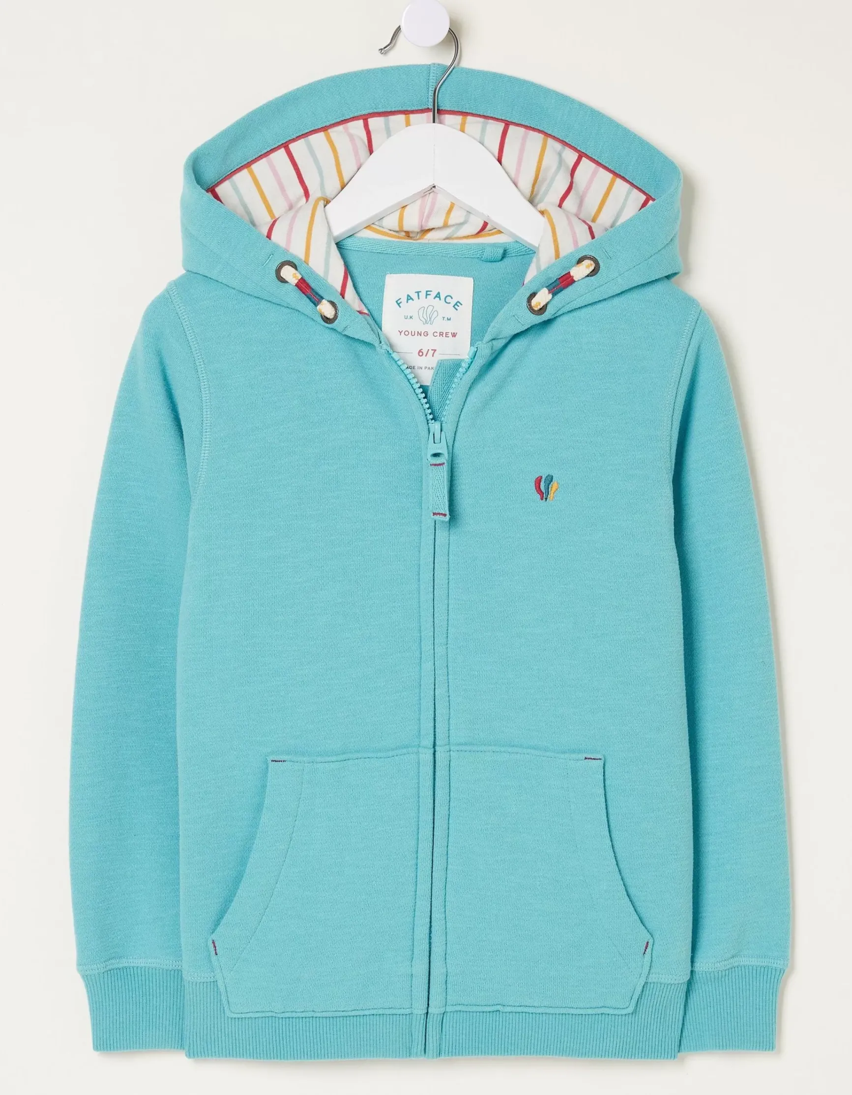 FatFace Flamingo Sweat Zip Through Hoodie|Girls View All