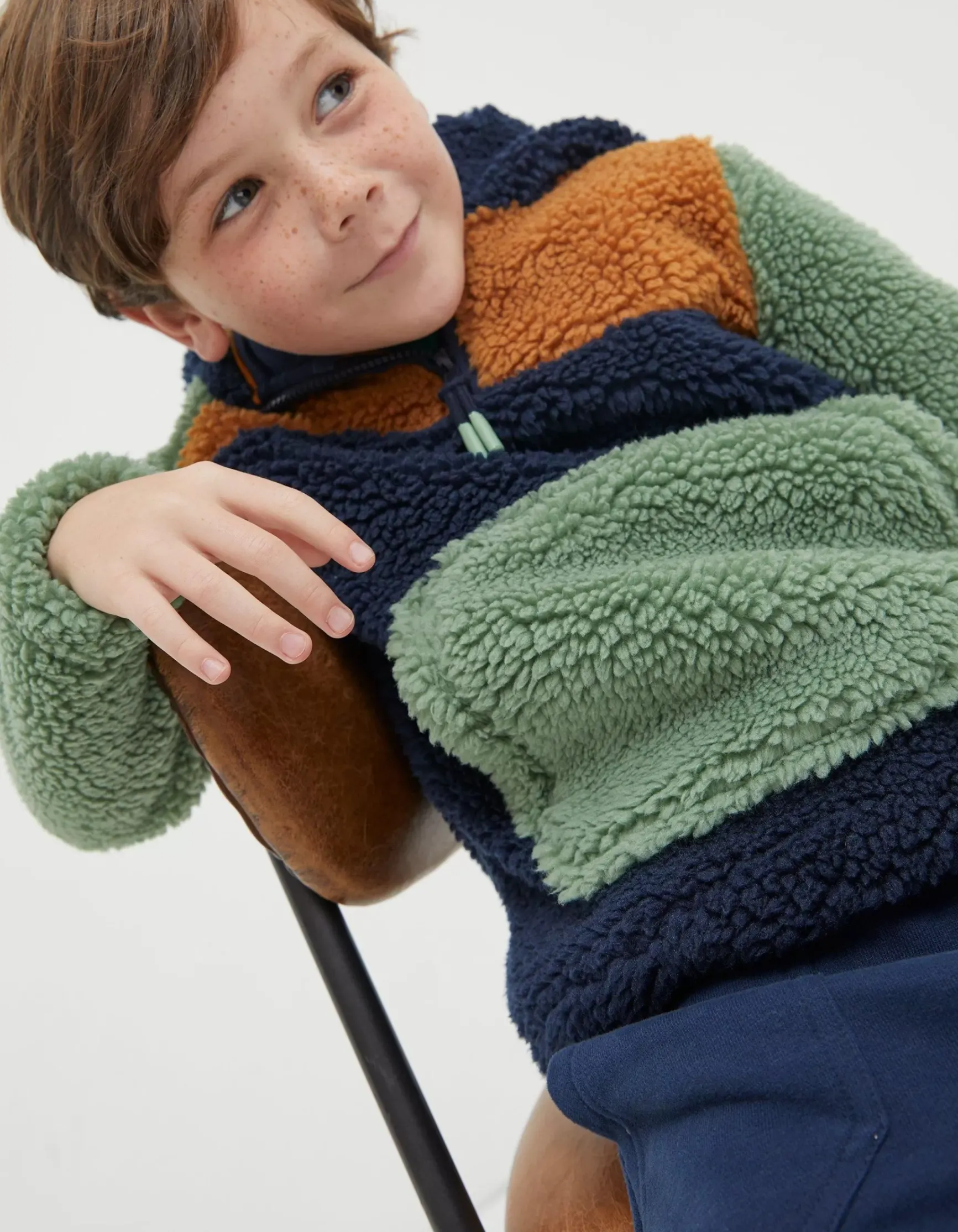 FatFace Fleece Block Hoodie|Boys View All