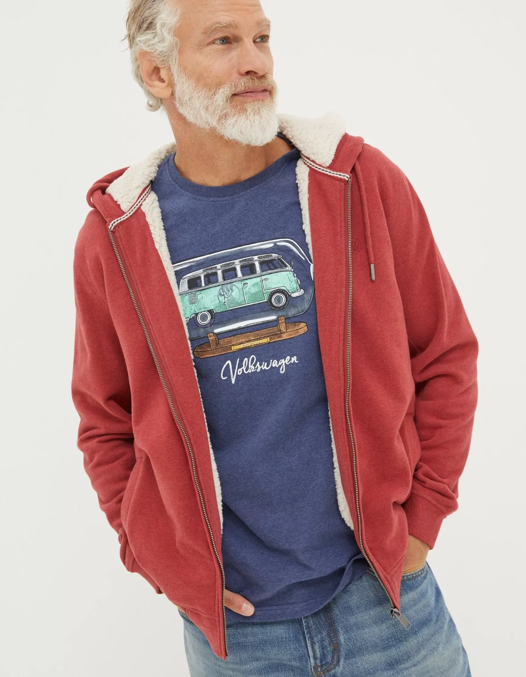 FatFace Fleece Lined Hoodie|Men View All