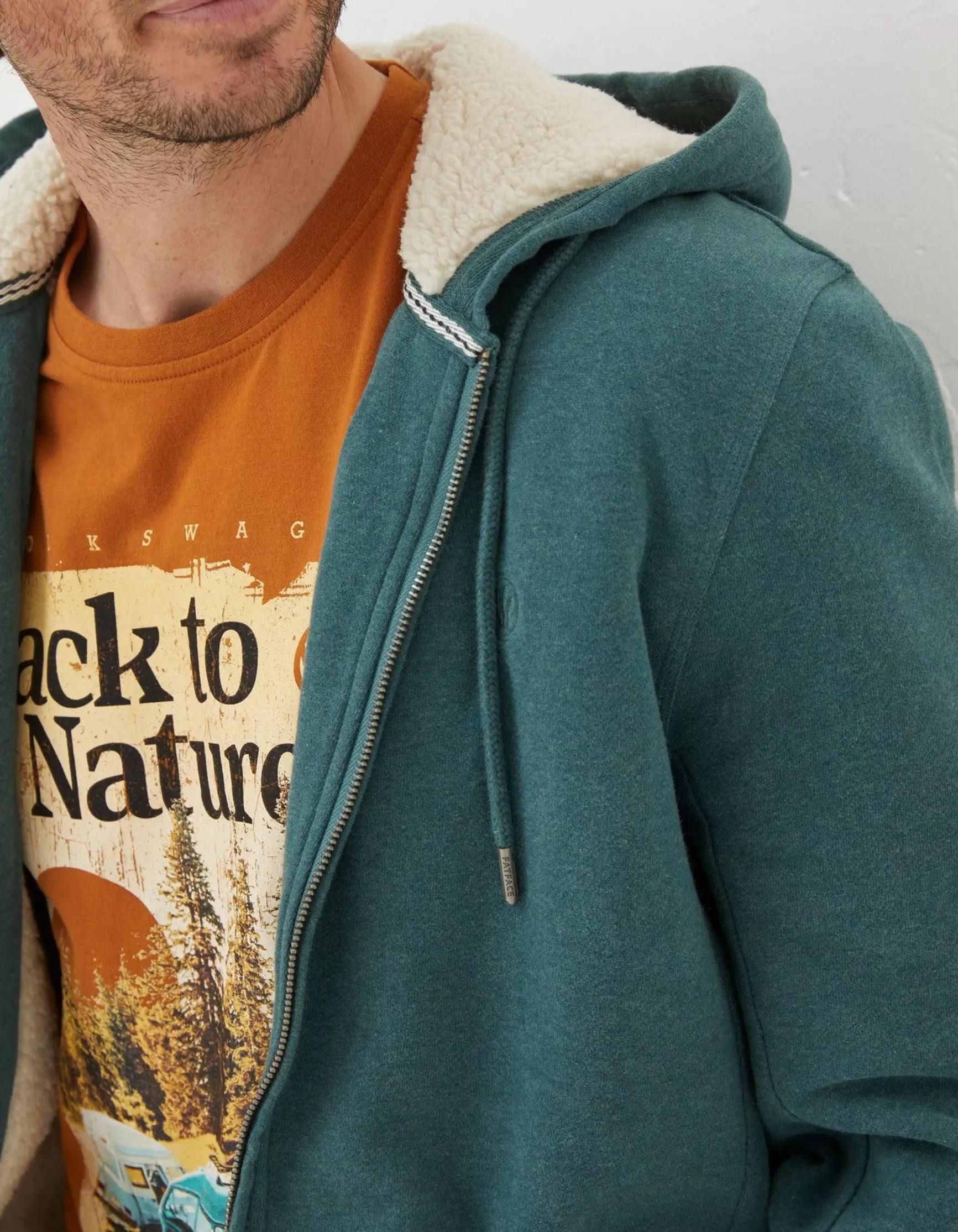 FatFace Fleece Lined Hoodie|Men View All