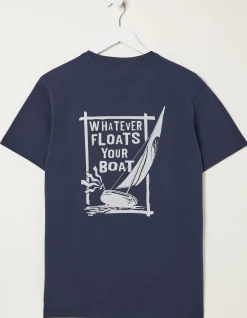 FatFace Float Your Boat T-Shirt|Men T-Shirts