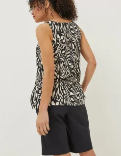 FatFace Flora Paint Stroke Vest|Women Tops & T-Shirts