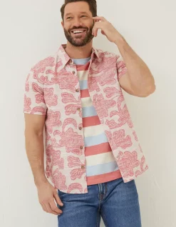 FatFace Floral Block Print Shirt|Men Shirts
