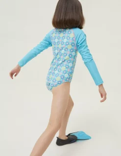 FatFace Floral Long Sleeve Swimsuit|Girls View All