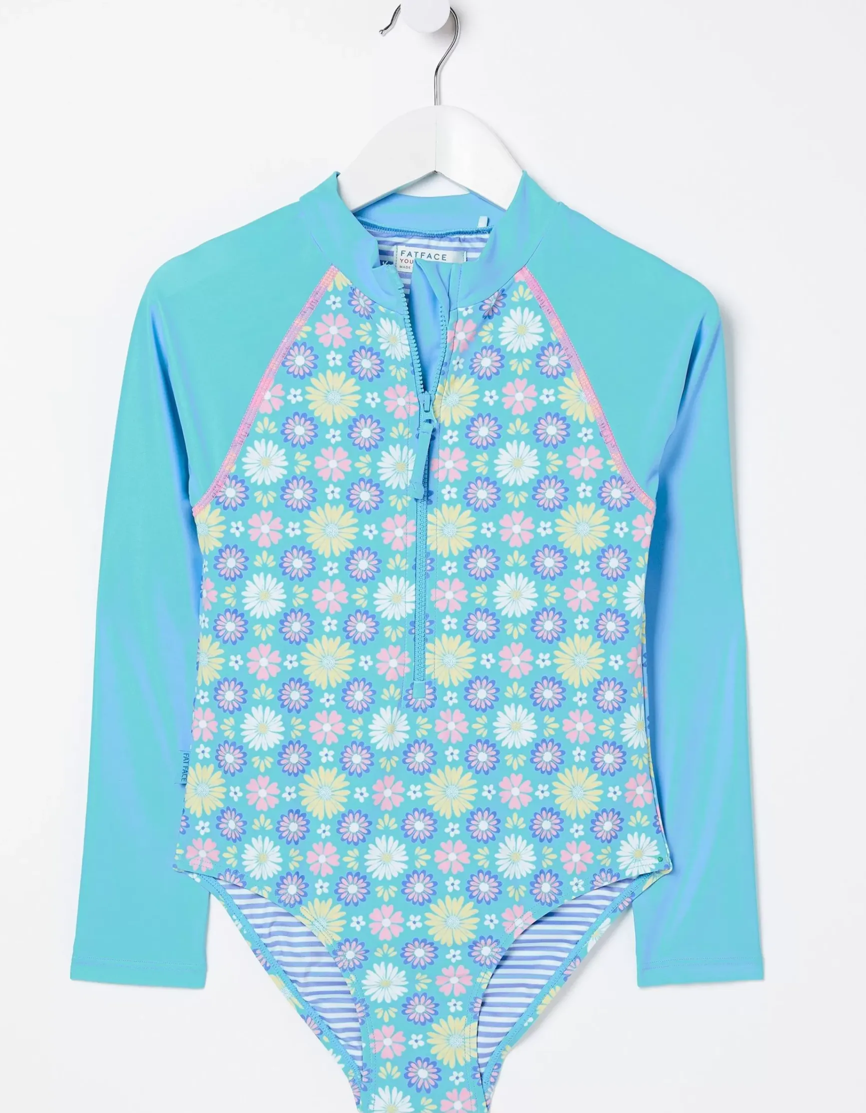 FatFace Floral Long Sleeve Swimsuit|Girls View All