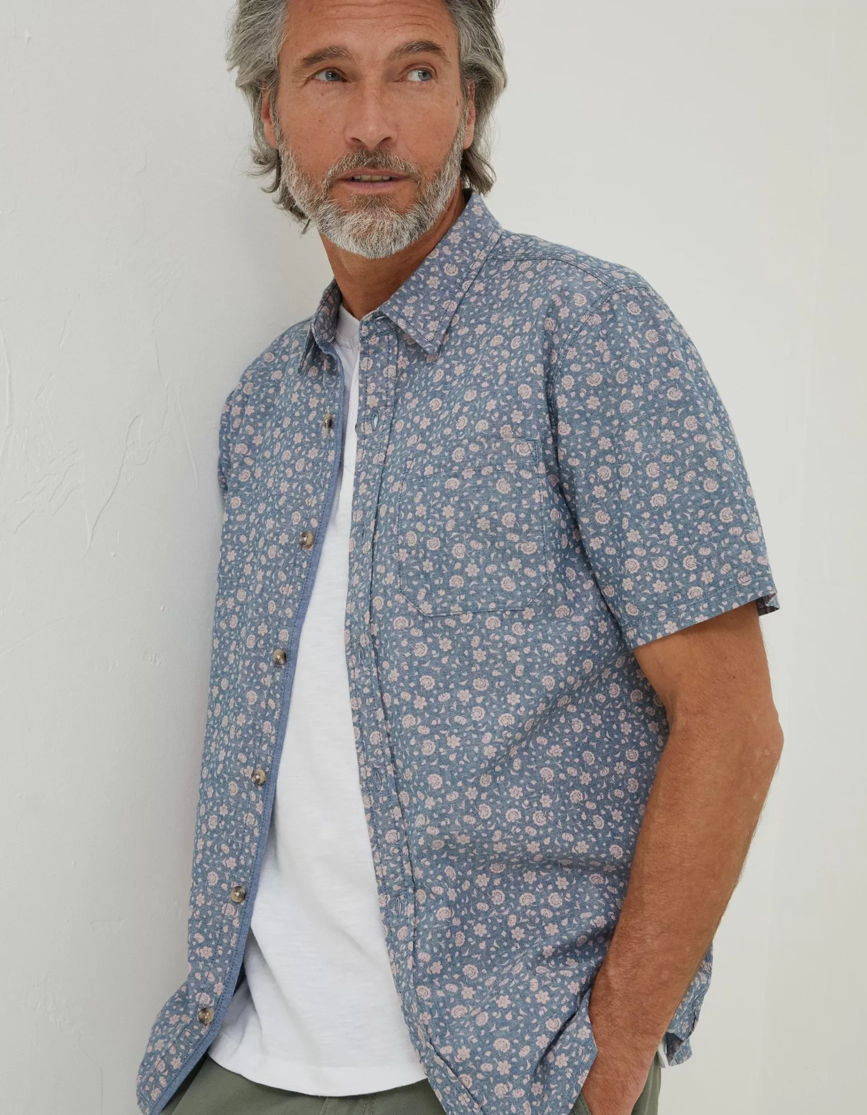 FatFace Floral Print Shirt|Men Shirts