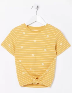 FatFace Floral Stripe Jersey T-Shirt|Girls View All