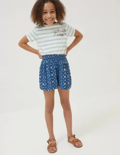 FatFace Floral Tile Flippy Shorts|Girls Swim & Beachwear