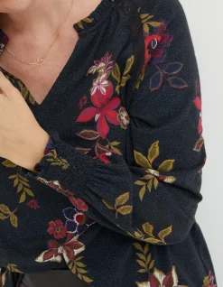 FatFace Florence Dotted Floral Top|Women View All