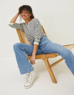 FatFace Fly Flare Comfort Stretch Jeans|Women Jeans & Dungarees