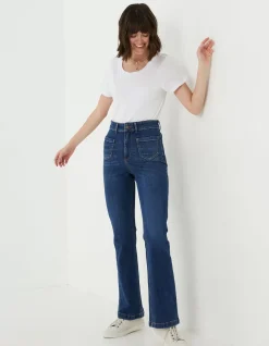 FatFace Fly Flare Comfort Stretch Jeans|Women Jeans & Dungarees
