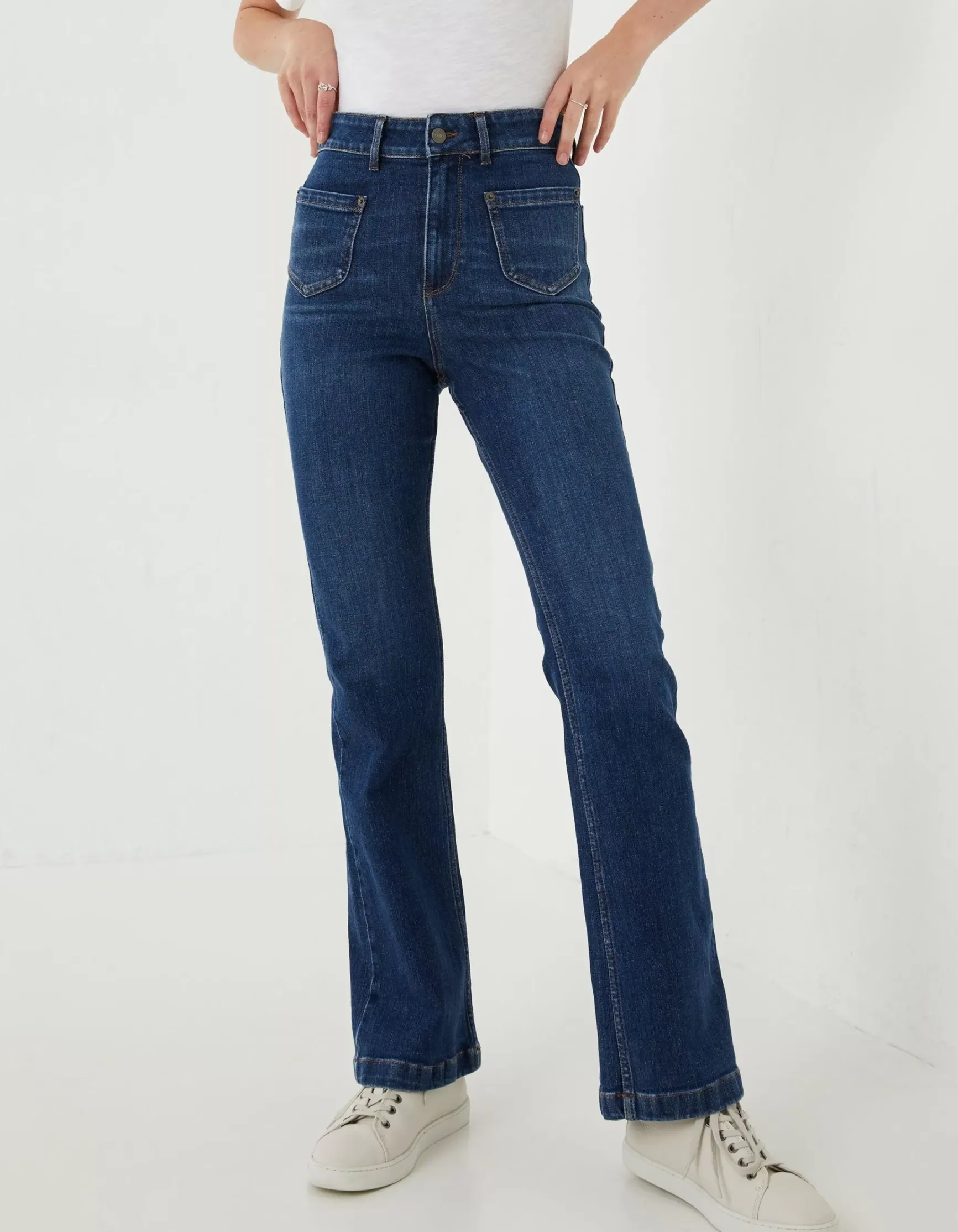 FatFace Fly Flare Comfort Stretch Jeans|Women Jeans & Dungarees