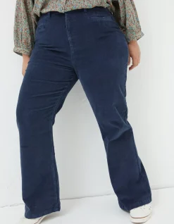 FatFace Fly Flare Corduroy Trousers|Women Trousers & Leggings