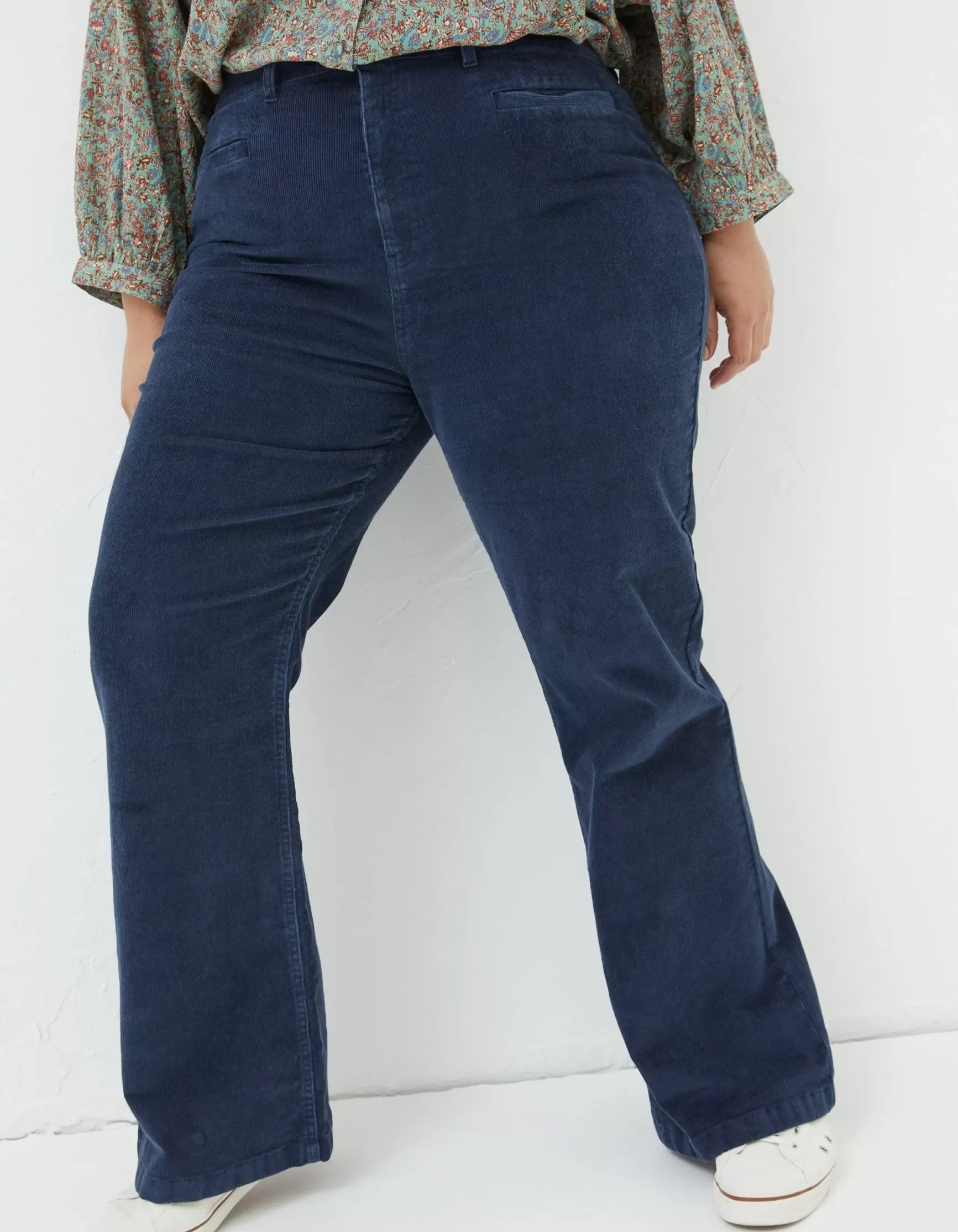 FatFace Fly Flare Corduroy Trousers|Women Trousers & Leggings