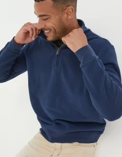 FatFace Fowey Half Neck Sweatshirt|Men View All