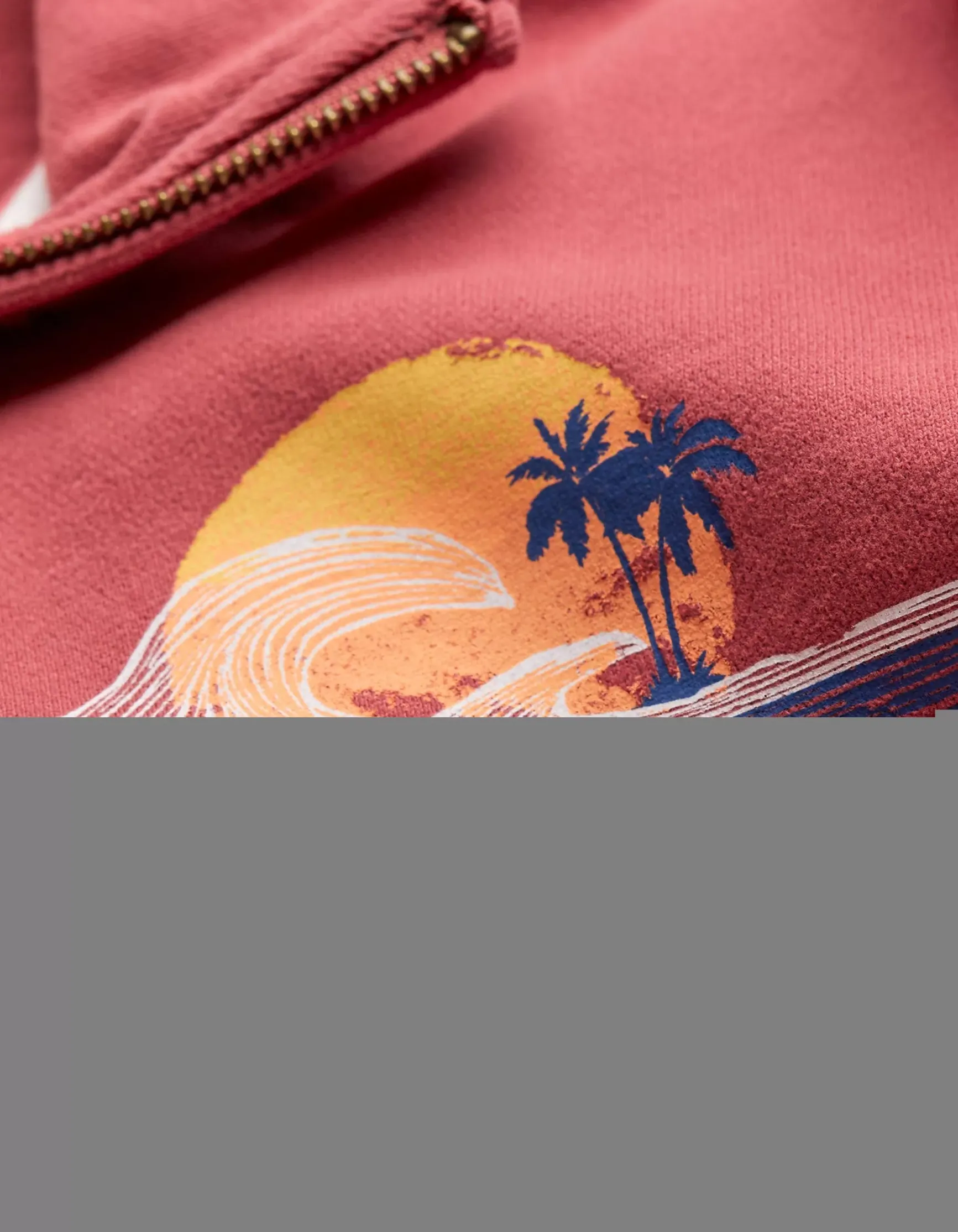 FatFace Fowey Print Zip Neck|Men Sweatshirts & Hoodies