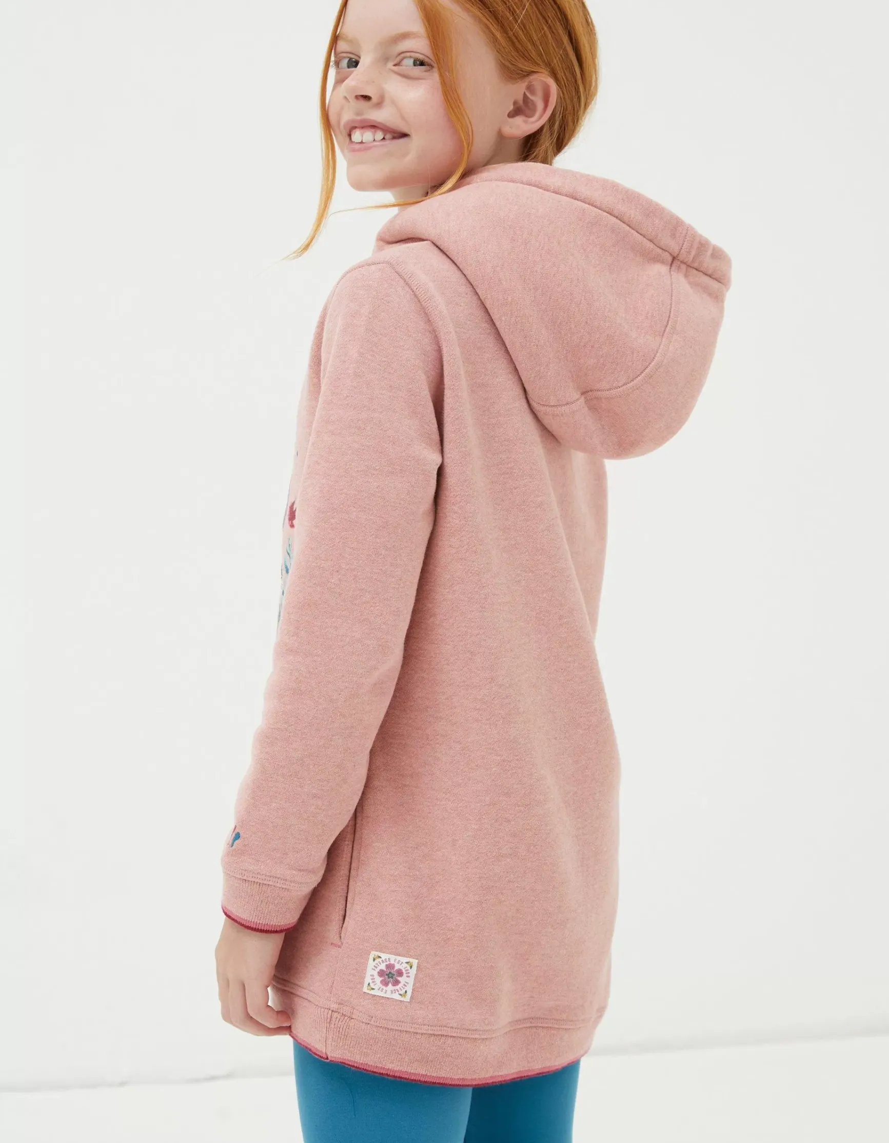 FatFace Fox Longline Sweat Hoodie|Girls View All