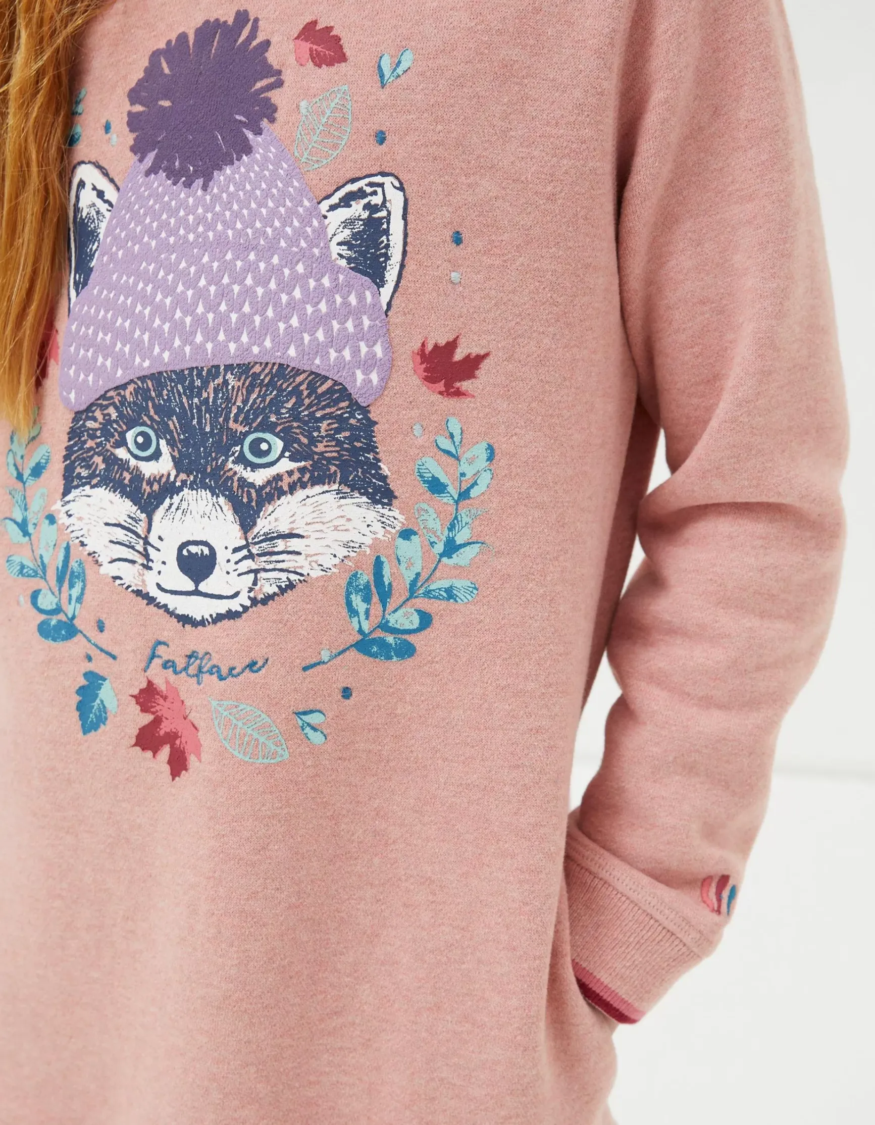 FatFace Fox Longline Sweat Hoodie|Girls View All