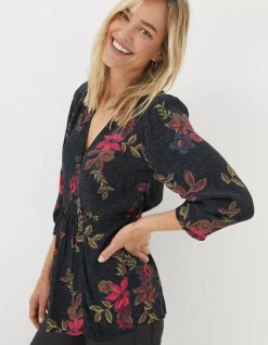 FatFace Frankie Dotted Floral Blouse|Women View All
