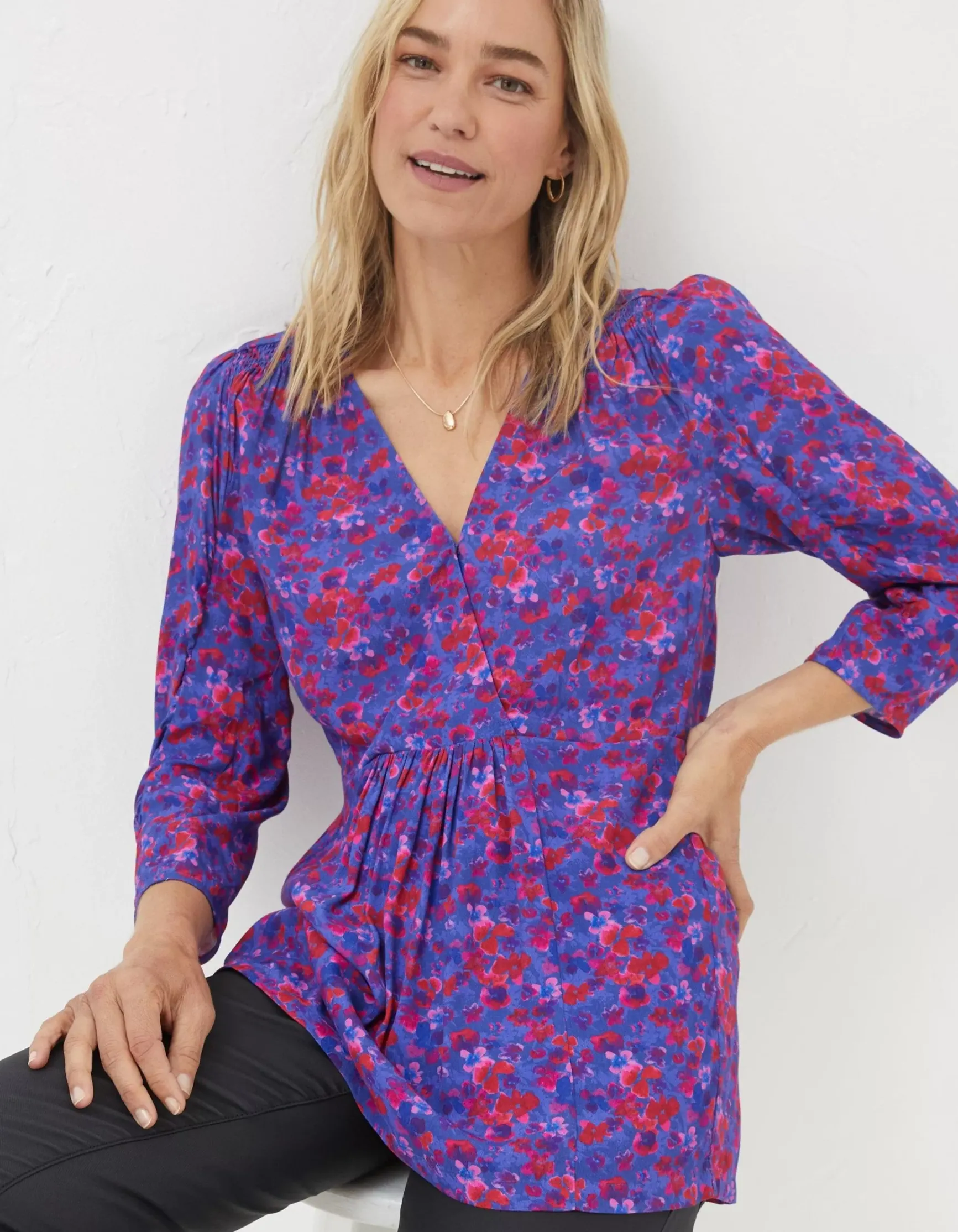 FatFace Frankie Painterly Blouse|Women View All