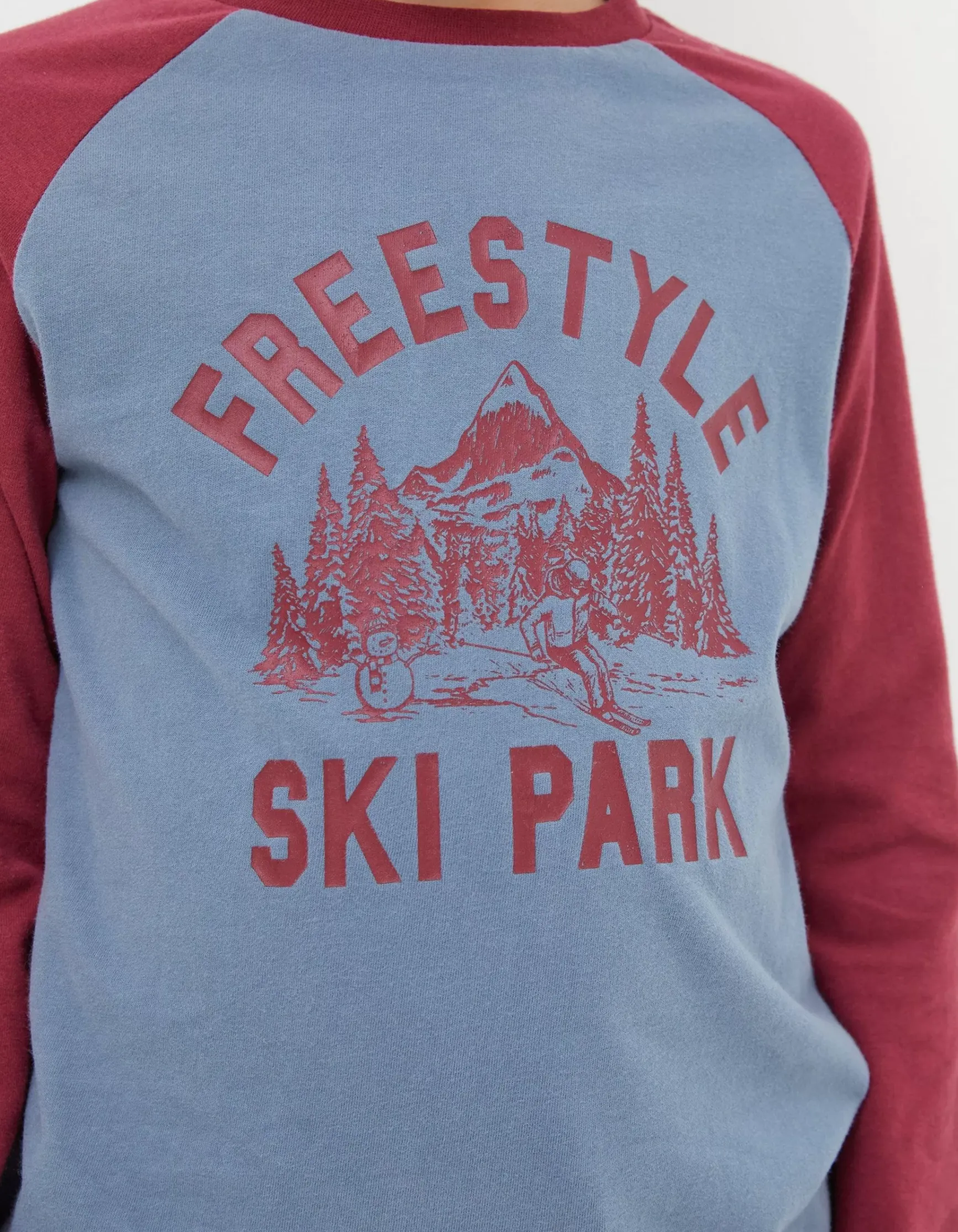 FatFace Freestyle Ski Raglan T-Shirt|Boys View All