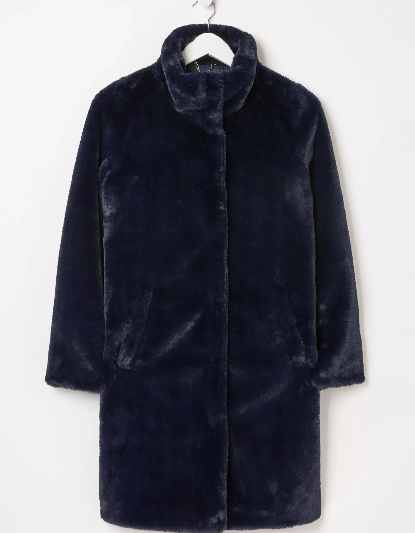 FatFace Freya Faux Fur Long Coat|Women Coats & Jackets