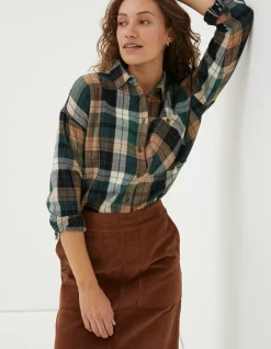 FatFace Frome Relaxed Check Shirt|Women Shirts & Blouses