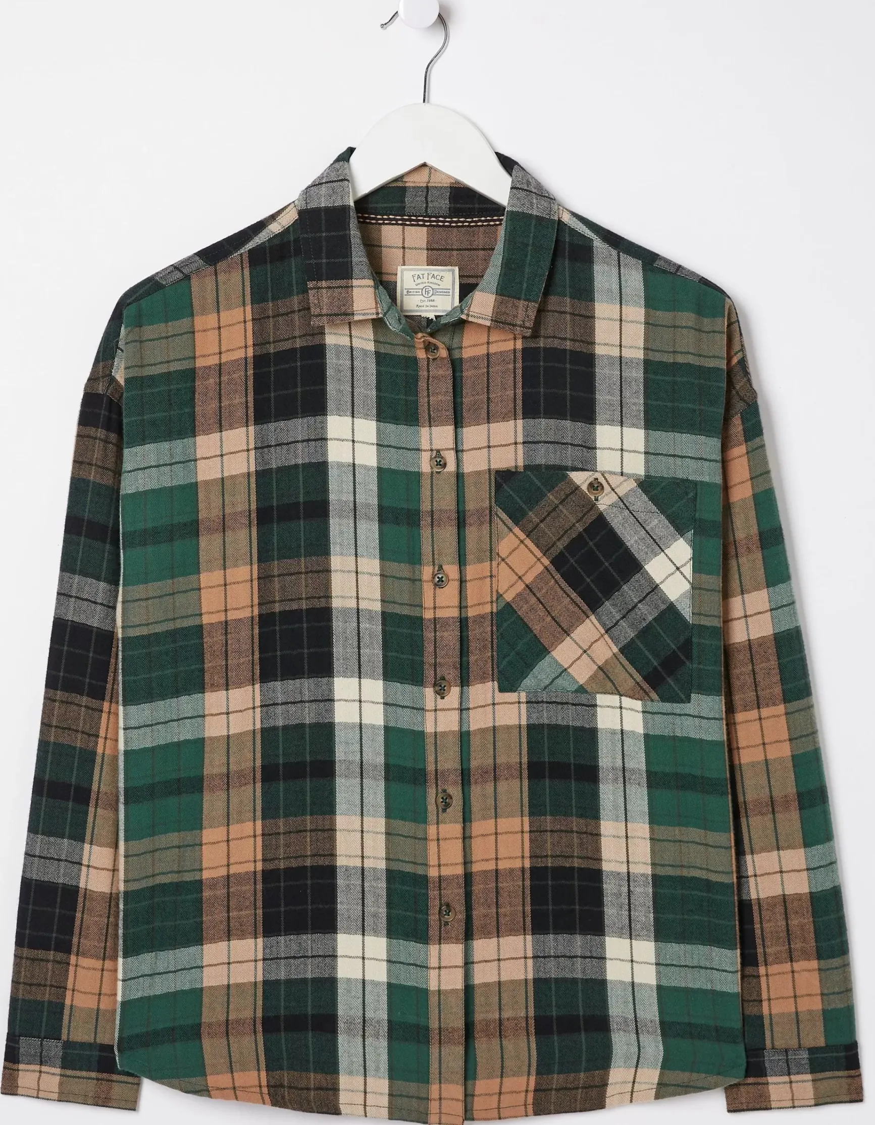 FatFace Frome Relaxed Check Shirt|Women Shirts & Blouses
