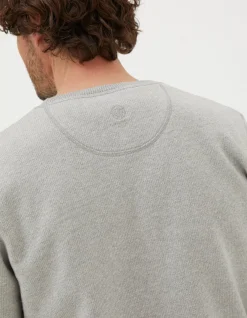 FatFace Frome Textured Crew Neck Sweatshirt|Men View All