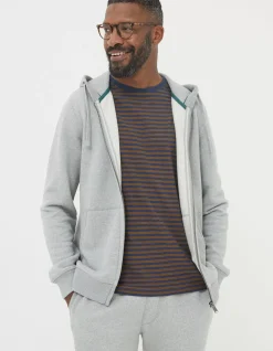 FatFace Frome Textured Zip-Up Hoodie|Men View All