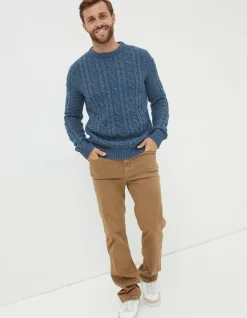 FatFace Funtley Cable Crew Jumper|Men View All