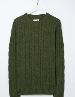 FatFace Funtley Cable Crew Jumper|Men View All