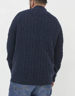 FatFace Funtley Cable Half Neck Jumper|Men Knitwear