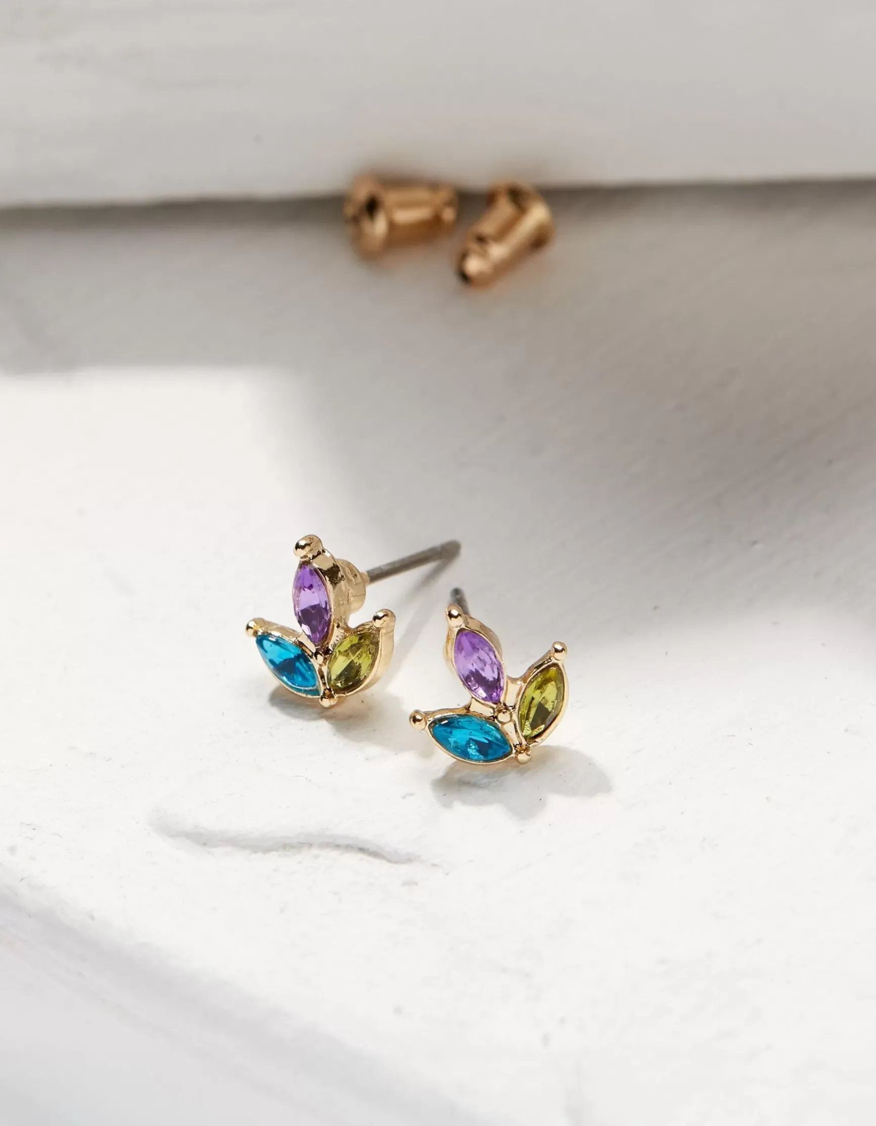 FatFace Gem Leaf Studs|Women View All